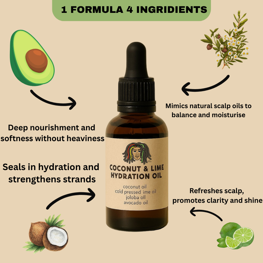 Coconut & Lime Hydration Oil - NOURISH YOUR SCALP