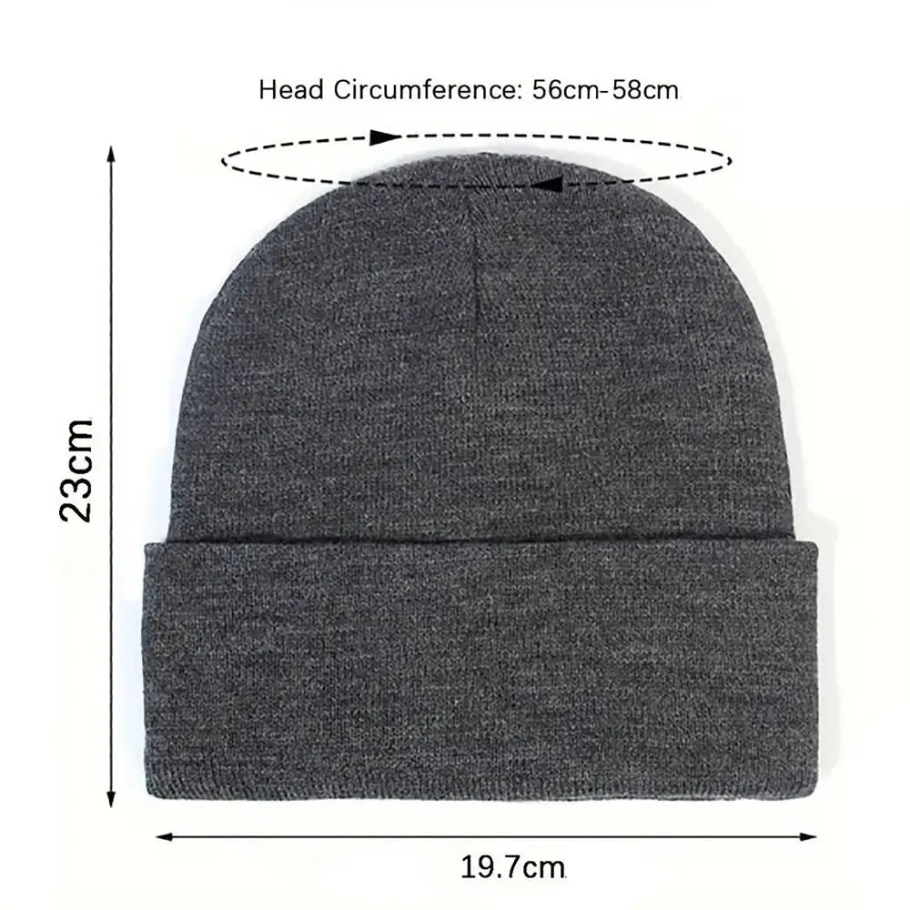 Pullover Beanies Cap Knitted Hat Thicken Keep Winter Warm for Women Girls Maiden Fashion Crochet Hats Skull Cap Windproof