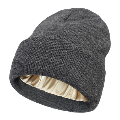 Pullover Beanies Cap Knitted Hat Thicken Keep Winter Warm for Women Girls Maiden Fashion Crochet Hats Skull Cap Windproof