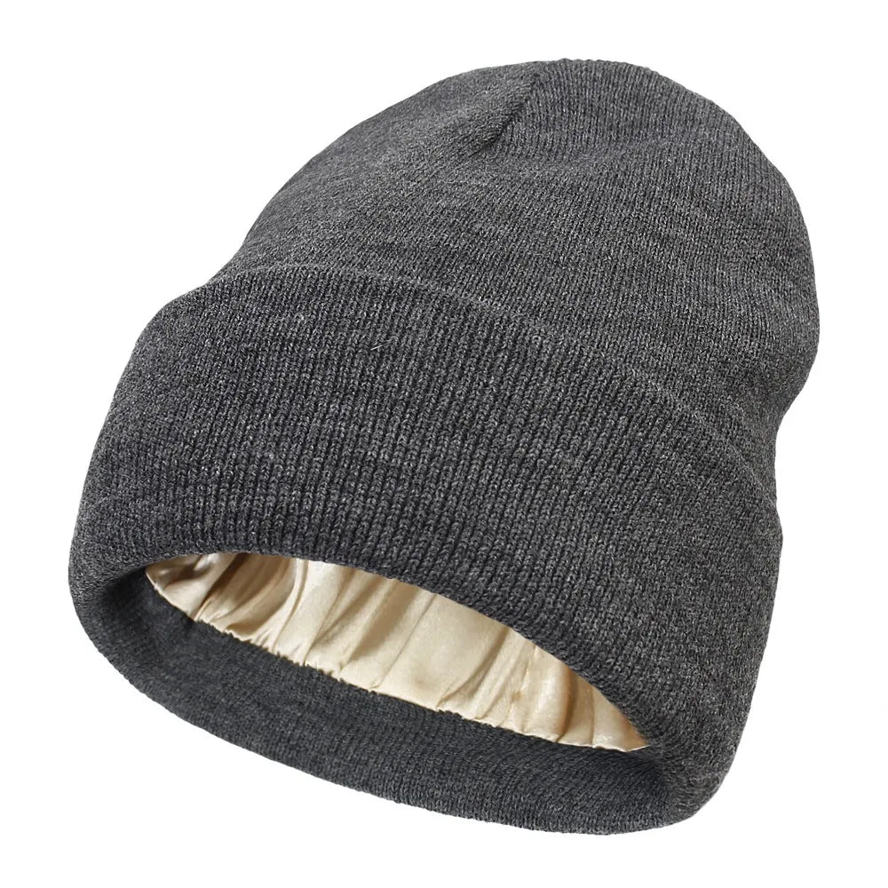 Pullover Beanies Cap Knitted Hat Thicken Keep Winter Warm for Women Girls Maiden Fashion Crochet Hats Skull Cap Windproof